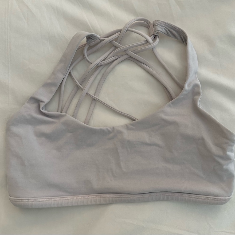Free to Be Bra - Wild Lululemon Light Pink Sports Bra